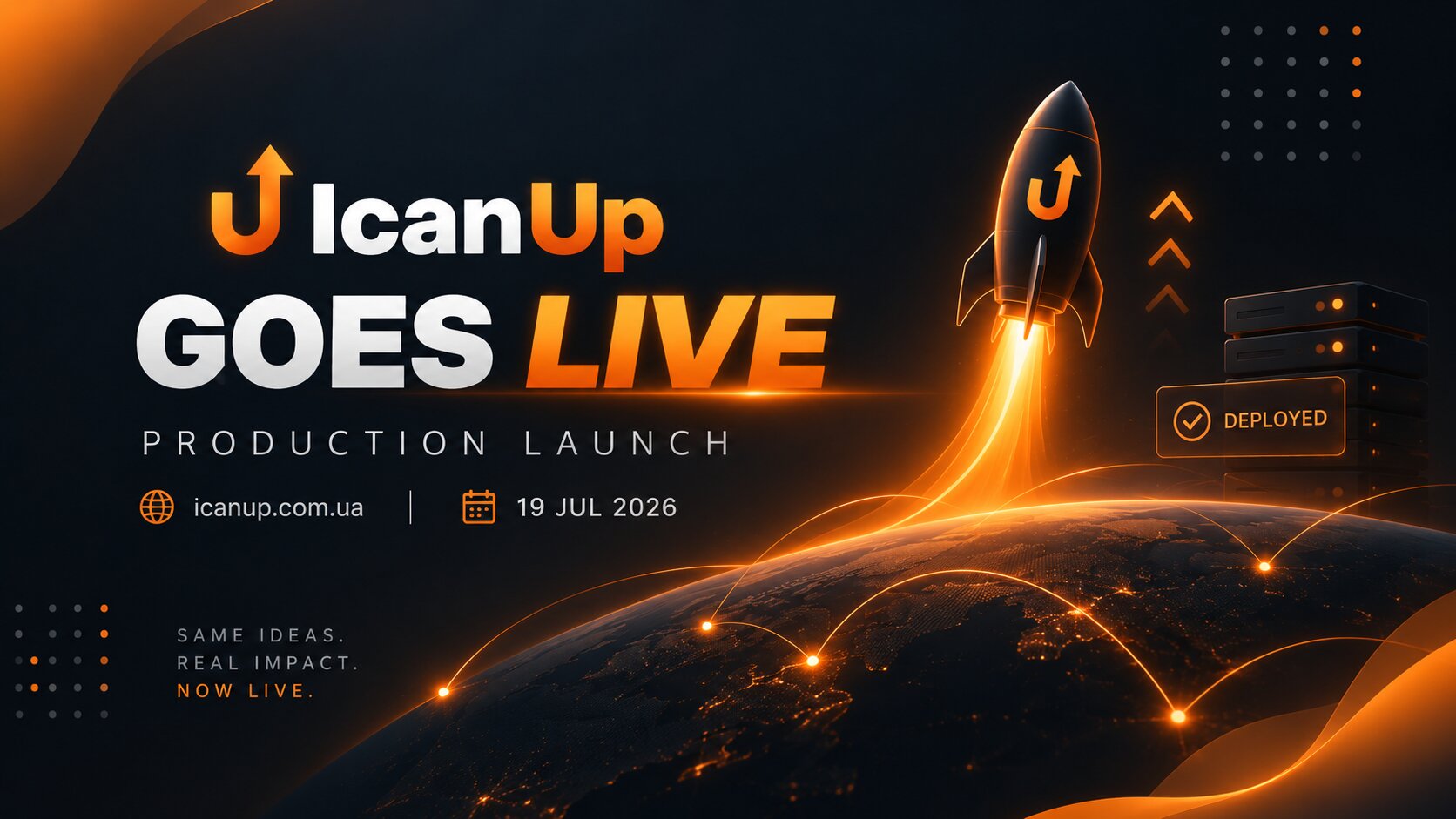 ICanUp Goes Live: The First Production Milestone
