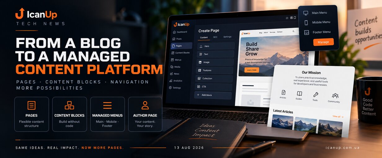 ICanUp Grew from a Blog into a Managed Content Platform