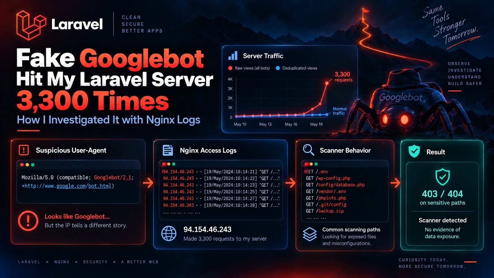 fake-googlebot-laravel-server-3300-requests-cover.png